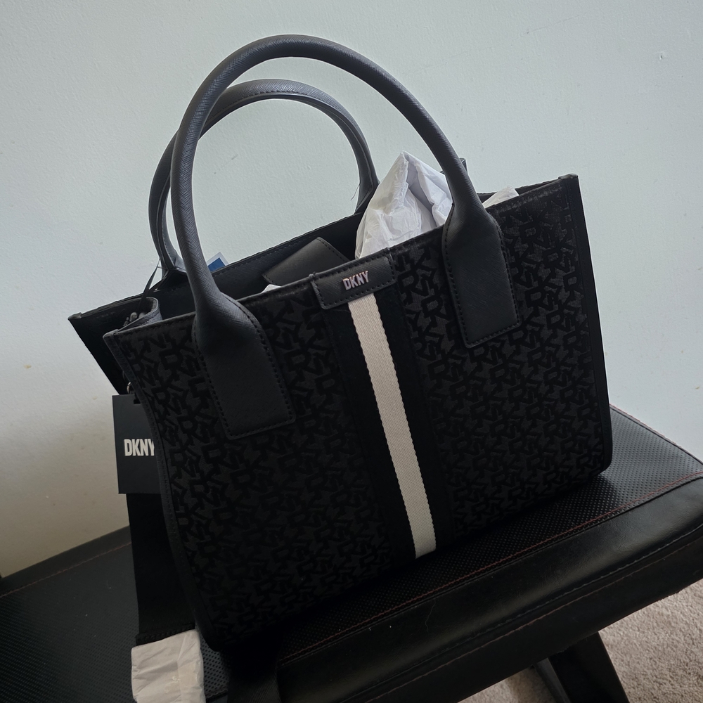 DKNY Monochrome Patterned Handbag